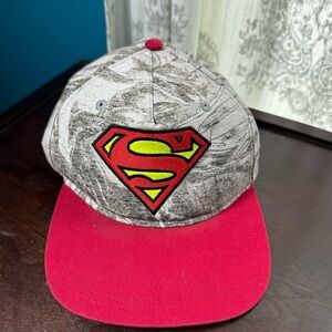 DC Comics Superman Kids Hat - Red and Gray